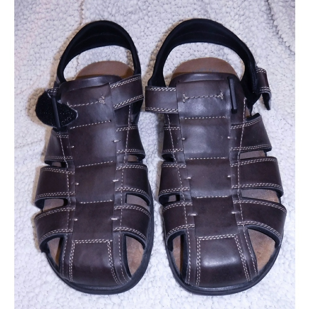 Dockers brown memory foam sandals - Picture 1 of 3